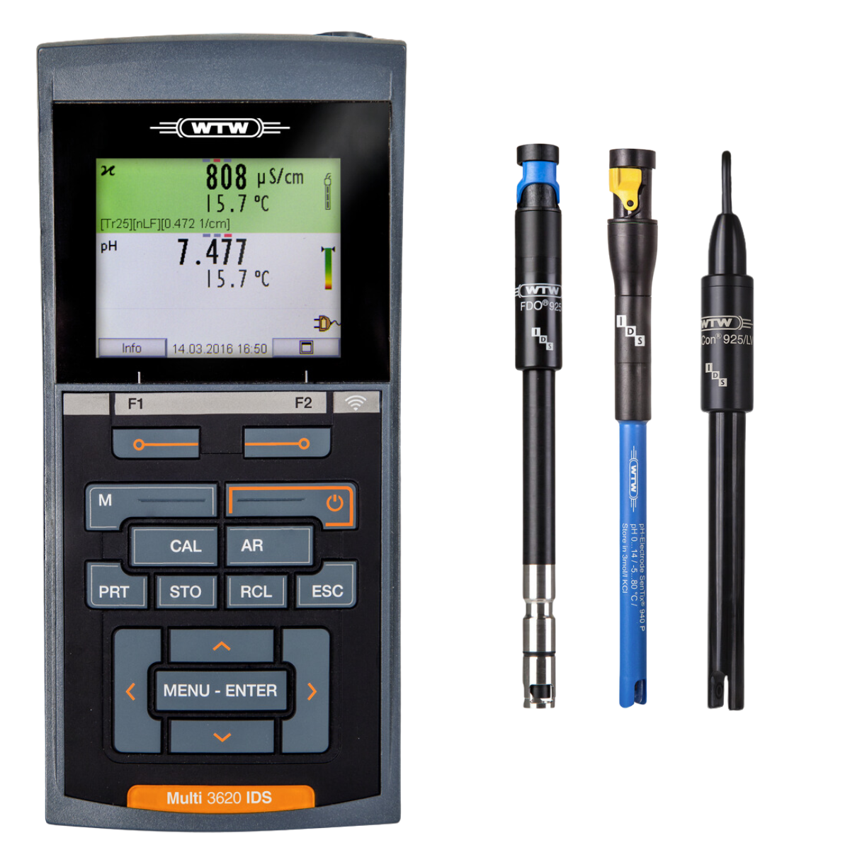 WTW Multi 3630IDS sæt 2 GF, 3 stik WTW Multi 3630IDS sæt 2 GF, 3 stik